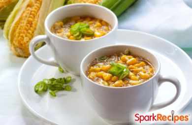 Grilled Corn Soup