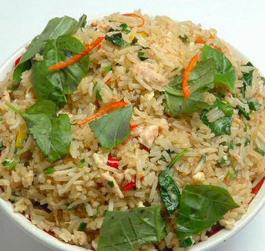 Traditional Thai Basil Fried Rice Recipe SparkRecipes   L874063863 