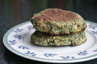 Spinach Burgers Recipe Sparkrecipes