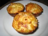  cottage cheese and egg muffins with cheddar cheese 