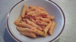 Penne Rigate with Tofu and Red Pasta Sauce