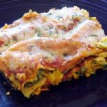 portabella Mushroom w/spinach and feta lasagna