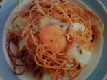 Bird's Nest (Egg and Pasta Dish)