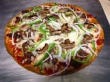 Ron's Healthier Ground Beef Plus Veggies Pizza