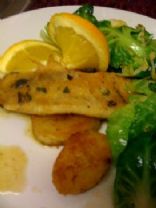 Trout with lemon and tyme