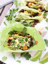 Lentil Taco Lettuce Wraps