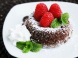 Molten semi sweet chocolate cake