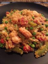 Quinoa Shrimp Paella