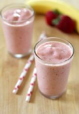 Strawberry Banana Oatmeal Smoothie