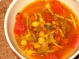 Harira - Moroccan Tomato, Lentil and Chickpea Soup