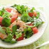 Shrimp, Watermelon and Feta Salad
