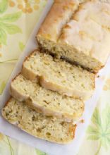 Lemon Zucchini Loaf with Lemon Glaze