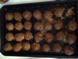 Paula's Poonified Meatballs