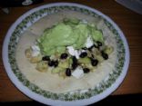 Vegetable Burrito with Avocado Cream