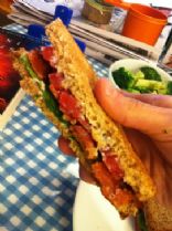 Vegan BLT Sandwich--simple and fast
