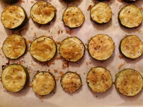 Crispy Baked Zucchini Rounds Recipe | SparkRecipes