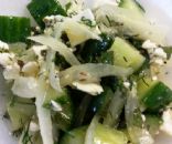 Fresh Cucumber-Feta Salad w/Mint & Dill
