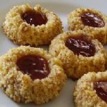 Thumbprint cookies with jam