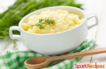 Low-Fat Slow Cooker Garlic Mashed Potatoes