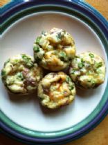 Asparagus, Prosciutto & Balsamic Onion mini Frittatas