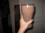 Strawberry Banana and Kale smoothie