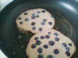 Whole Wheat Blueberry Pancakes 