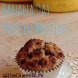 Gluten Free Banana Protein Muffins/Bars