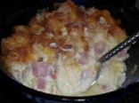 Slow Cooker Cheese And Ham Souffle
