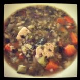 Laura chicken and vege soup