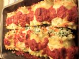 Eggplant Spinach Lasagna Rolls
