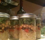 Mediterranean Quinoa Salad in a Jar