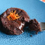 Individual Molten Orange Chocolate Cakes