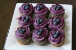 Blueberry Cupcakes with Blueberry Cream Cheese Frosting 