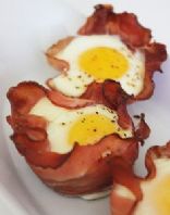 Baked Ham & Eggs Cups
